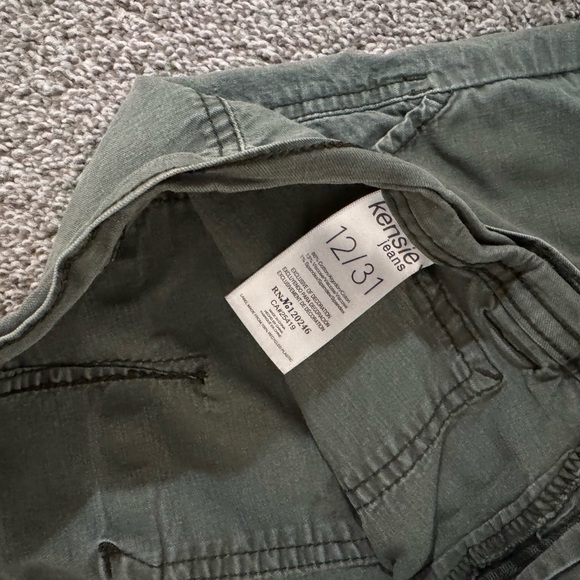 Kensie Olive Utility Pants - Picture 4 of 7
